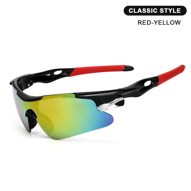 Sports Men Sunglasses Road Bicycle Glasses Mountain Cycling Riding Protection Goggles Eyewear Mtb Bike Sun Glasses