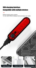 Rear Bike Tail Light USB Rechargeable Ultra Bright Taillights Fit On Bicycle Easy to Install for Cycling Safety Bicycle Light