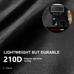 Waterproof Cycle Bike Rain Cover, Bicycle Cover Rain Sun UV Dust Windproof With Lock Hole for Mountain, Road & Dirt Bike