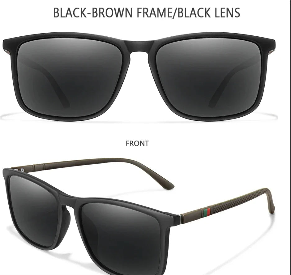 Fashion Square Polarized Cycling Sunglasses Men Women Driving Fishing Luxury Brand Designer Sun Glasses Eyewear UV400