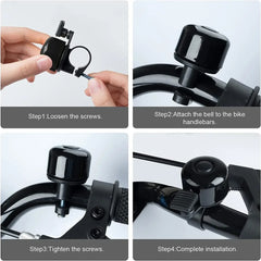 Bicycle Bell Small Size Alloy Mountain Road Bike Horn Sound Alarm For Safety Cycling Handlebar Bicycle Call Accessories
