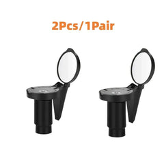 Bicycle 1PC Rear View Convex Mirror Handlebar Drop Bar Mount Acrylic Lens Back Sight Reflector Light Weight
