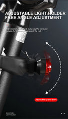 Rear Bike Tail Light USB Rechargeable Ultra Bright Taillights Fit On Bicycle Easy to Install for Cycling Safety Bicycle Light