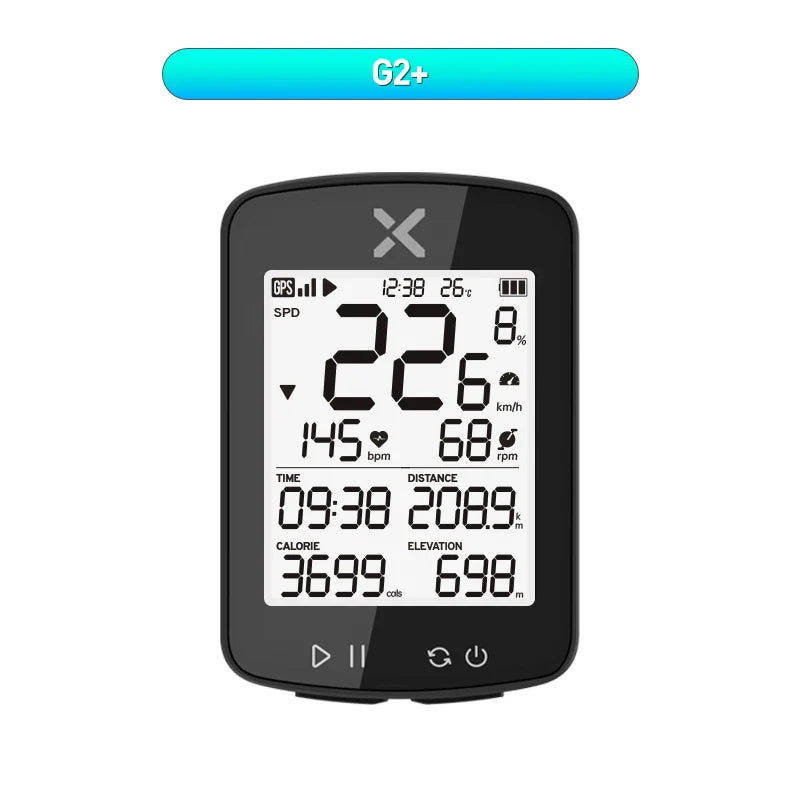 XOSS G2 Plus Bike Computer Wireless GPS Cycling Speedometer Waterproof ANT+ Cadence Speed Smart Bicycle Odometer Roadbike MTB