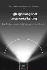 BK02 Bike Light Rechargeable T6 LED Bicycle Lights 6 Modes MTB Flashlight Bicycle Headlight for Cycling Bicycle Front Lamp