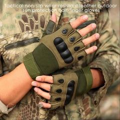 Half Finger Men Gloves Outdoor Military Tactical Gloves Sports Shooting Hunting Airsoft Motorcycle Cycling Gloves