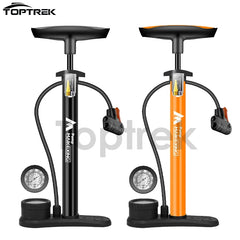 Bike Pump 160PSI Portable Gauge Airpump Inflator with 3-in-1 Nozzle Schrader Presta Valve Mountain Road Ball Bicycle Accessories