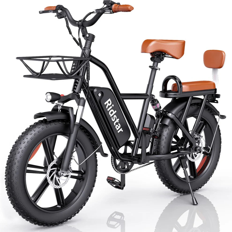 Ridstar FM001 2-Seater Electric Bike - PREORDER - EXPECTED IN SEPTEMBER.