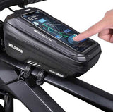 WILD MAN Bicycle Bag 5.5-6.6 Inch Phone Bag Waterproof Front Frame Bag Sensitive Touch Screen MTB Bag Road Bike Accessories