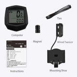 1PCS Waterproof Wired Digital Bike Ride Speedometer Odometer Bicycle Cycling Speed Counter Code Table Bicycle Accessories - Pogo Cycles