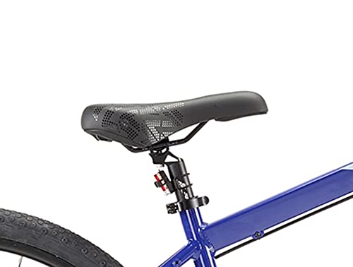 Coyote ALPINE Gents's Front Suspension Hybrid Bike With 700C Wheels 22-Inch Aluminium Frame, 21-Speed Shimano Gearing & Shimano EZ Fire Shifters, disc Brake, Blue Colour