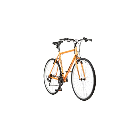 Insync Men's Serpens 18 Speed Hybrid Bike, 22-Inch Size, Orange