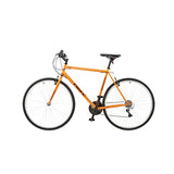 Insync Men's Serpens 18 Speed Hybrid Bike, 22-Inch Size, Orange