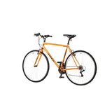 Insync Men's Serpens 18 Speed Hybrid Bike, 22-Inch Size, Orange