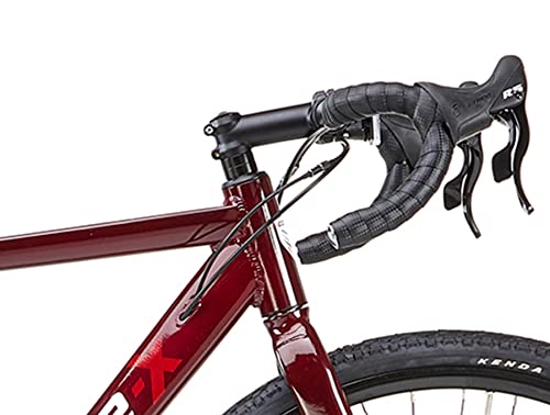 Coyote X GRANITE Gents's Gravel Bike With 27.5-Inch Wheels 15-Inch Frame, Zoom Mechanical Disc Brakes, Red Cherry Colour