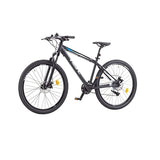 Insync Men's Zukan 27.5-Inch (650B) Front Suspension Alloy ATB 24 Speed Mountain Bike, 19-Inch Size, Black