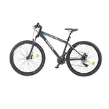 Insync Men's Zukan 27.5-Inch (650B) Front Suspension Alloy ATB 24 Speed Mountain Bike, 19-Inch Size, Black