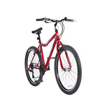 Wildtrak - Steel Bike, Adult, 26 Inch, 18 Speed - Burgundy