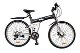 ECOSMO 26" Wheels New Aluminium Folding MTB Bicycle Bike SHIMANO- 26AF18BL