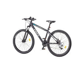 Insync Men's Zukan 27.5-Inch (650B) Front Suspension Alloy ATB 24 Speed Mountain Bike, 19-Inch Size, Black