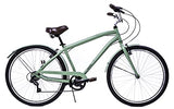Huffy Men's Sienna Hybrid Bike 27.5 Town Commuter Comfortable Retro Style Green