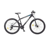 Insync Men's Zukan 27.5-Inch (650B) Front Suspension Alloy ATB 24 Speed Mountain Bike, 19-Inch Size, Black