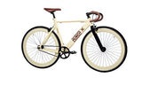 Moma Bikes, MUNICH Fixie City Bike, Beige / brown , Fixed Gear & Single Speed