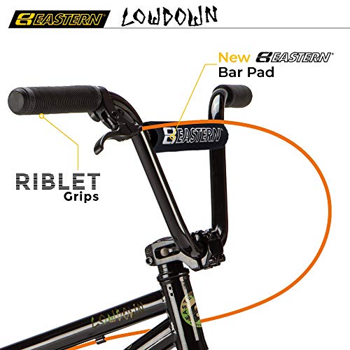 Eastern Bikes Lowdown 20-Inch BMX, Hi-Tensile Steel Frame (Black & Camo)