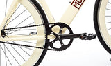 Moma Bikes, MUNICH Fixie City Bike, Beige / brown , Fixed Gear & Single Speed