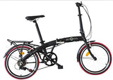 ECOSMO 20" Lightweight Alloy Folding City Bike Bicycle,11.5kg - 20AF09BL
