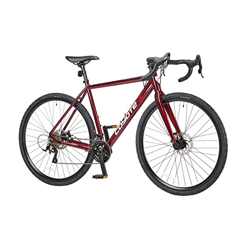 Coyote X GRANITE Gents's Gravel Bike With 27.5-Inch Wheels 15-Inch Frame, Zoom Mechanical Disc Brakes, Red Cherry Colour