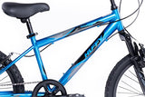 Huffy Stone Mountain Junior Boys Hardtail Mountain Bike 20 Inch Wheel 6 Speed Metallic Blue 6-9yrs