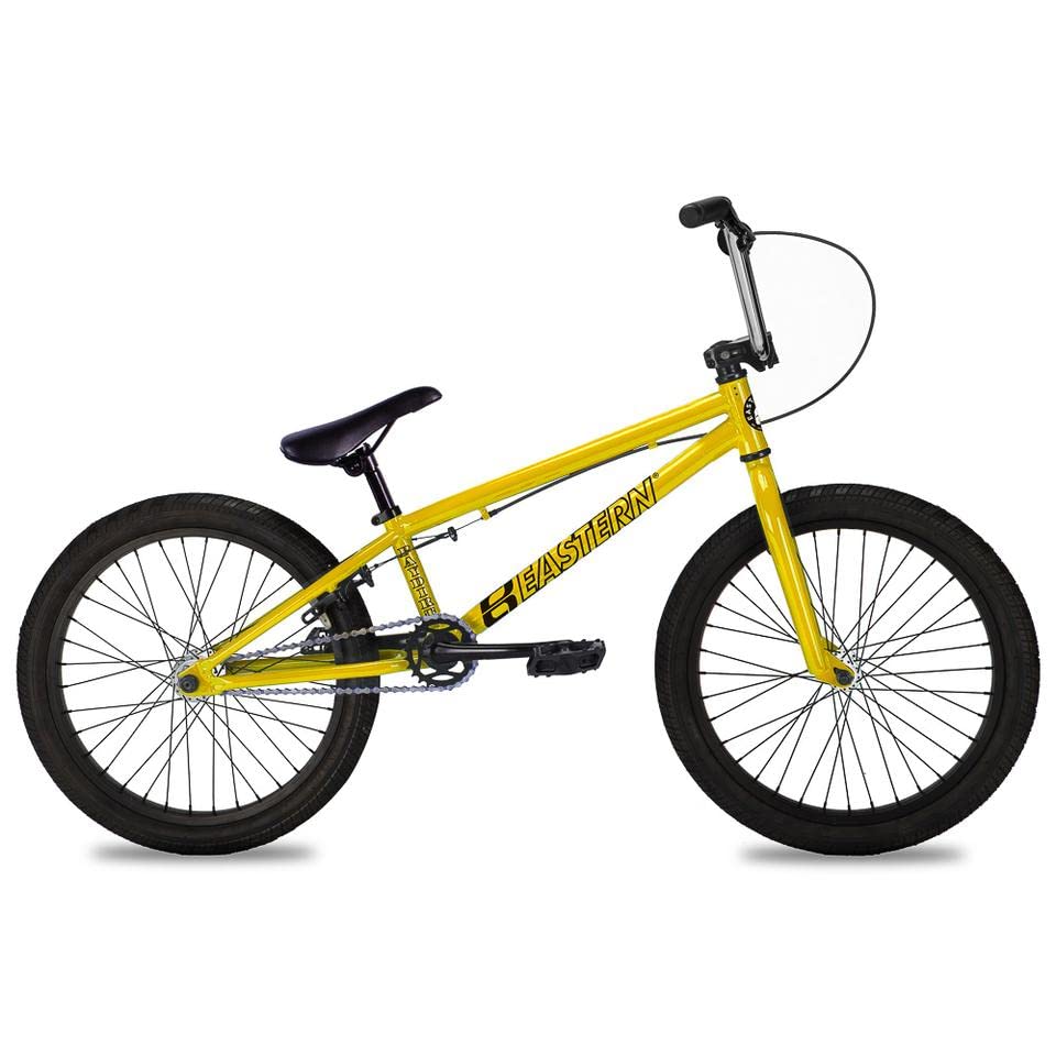 Eastern Bikes Paydirt 20-Inch BMX, Hi-Tensile Steel Frame (Yellow & Chrome)