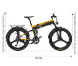 LANKELEISI XT750 Sports Version Electric Folding Bike
