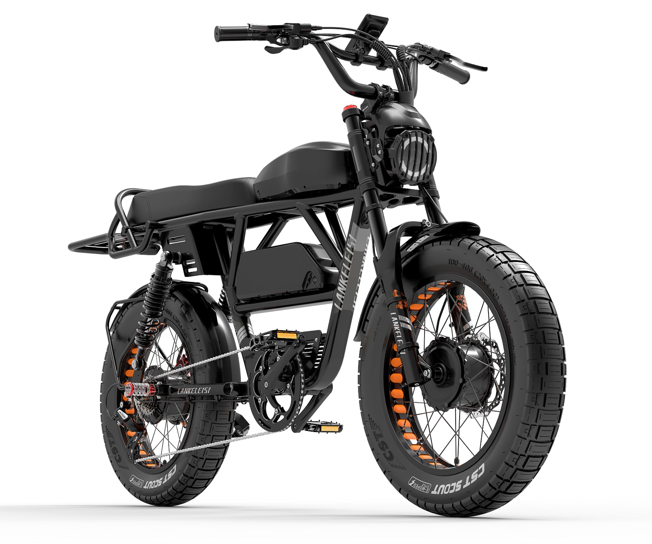 LANKELEISI X-Black Knight Dual Motor Electric Bike (Preorder)
