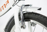 Moma Bikes, First Class Folding City bike 20", white, Aluminum, SHIMANO 6 Speeds, Comfort Saddle