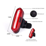 1/2Pcs Bike Taillight Waterproof COB LED MTB Front Rear Light USB Rechargeable Night Cycling Bicycle Safety Warning Light - Pogo Cycles