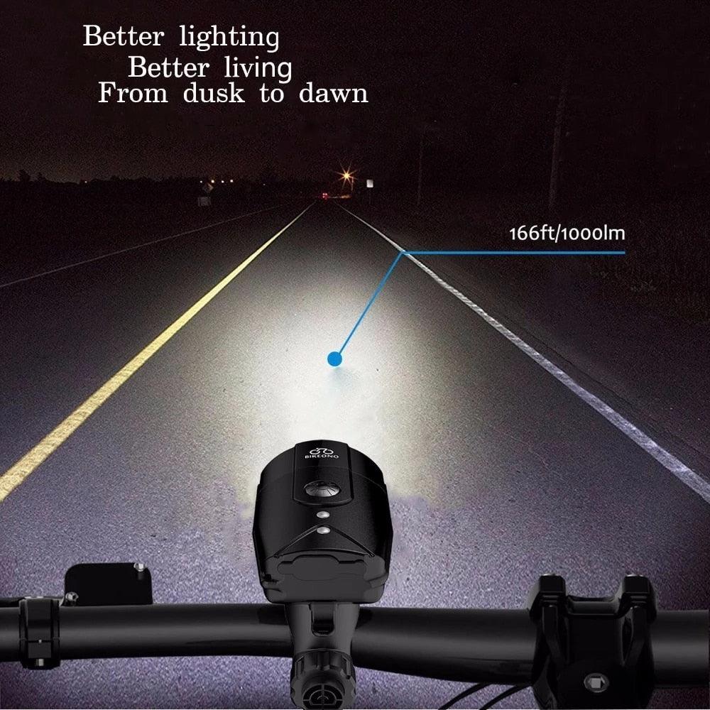 Bike Light Hoisting Rainproof USB MTB Front Lamp Headlight Ultra Flashlight Bicycle Lighting Flashlight Led Bike Accessories - Pogo Cycles