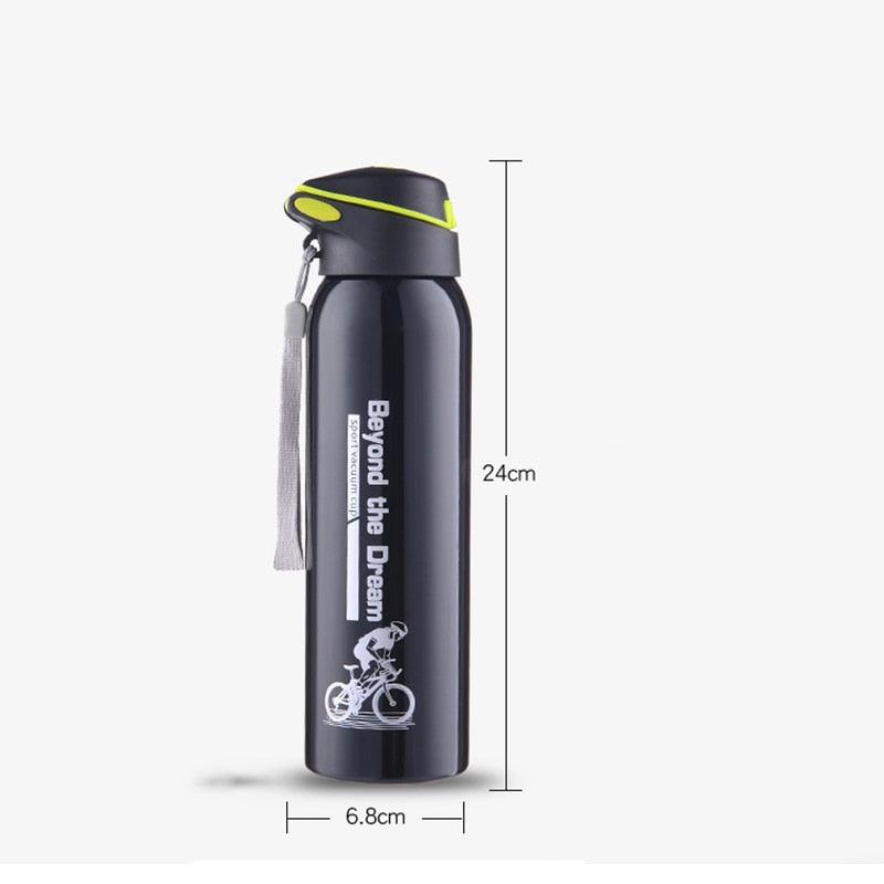 Bicycle Water Bottle Vacuum Stainless Steel Cycling Water Bottle Modern Double Walled Simple Thermo Mug Insulated Water Bottle - Pogo Cycles