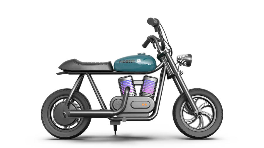 HYPER GOGO Pioneer 12 Plus Electric Chopper Motorcycle for Kids