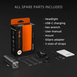 Magicshine RN Series Bicycle Front Light Headlight Taillight Group Set Usb Rechargeable Road MTB Bike Flashlight IPX7Waterproof - Pogo Cycles