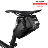 ROCKBROS 3D Shell Bike Bag Rainproof Saddle Bag Reflective Bicycle Bag Shockproof Cycling Rear Seatpost Bag MTB Bike Accessories - Pogo Cycles