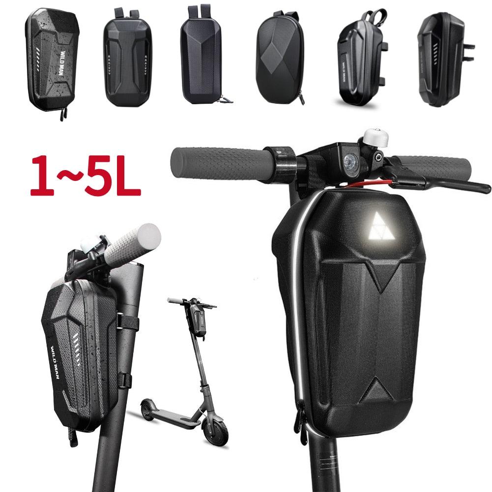 5L EVA Hard Shell Electric Scooter Front Bag Waterproof Bike Bicycle Hanging Bag for Xiaomi M365 Electric Scooter Accessories - Pogo Cycles
