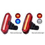 1/2Pcs Bike Taillight Waterproof COB LED MTB Front Rear Light USB Rechargeable Night Cycling Bicycle Safety Warning Light - Pogo Cycles