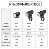 Magicshine RN Series Bicycle Front Light Headlight Taillight Group Set Usb Rechargeable Road MTB Bike Flashlight IPX7Waterproof - Pogo Cycles