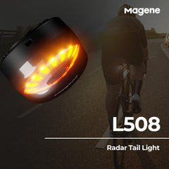 Magene L508 Radar Tail Light New Bicycle Brake Sensing Lamp Saddle Seatpost Ebike Waterproof LED Charging Cycling Taillight - Pogo Cycles