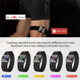 COOSPO HW807 HRV Heart Rate Monitor Armband Optical Outdoor Fitness Sensor Bluetooth 5.0 ANT+ IP67 Running Cycling for Wahoo - Pogo Cycles