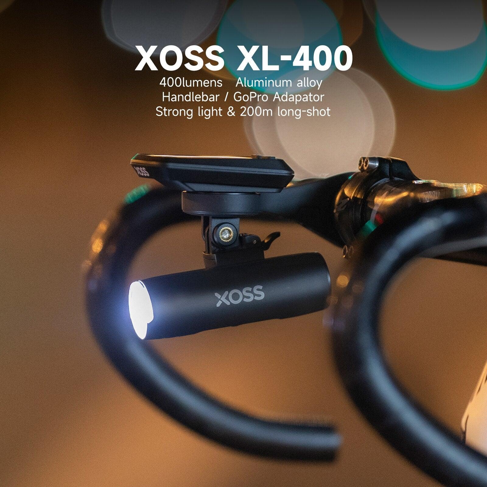 XOSS XL400/XL800 Bike Headlight 400/800 Lumen USB Rechargeable Road MTB Front Lamp Bicycle Light Aluminum Ultralight Flashlight - Pogo Cycles
