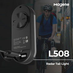 Magene L508 Radar Tail Light New Bicycle Brake Sensing Lamp Saddle Seatpost Ebike Waterproof LED Charging Cycling Taillight - Pogo Cycles