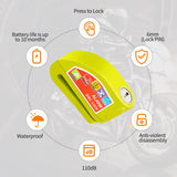 Siren Disc Lock To Prevent Thefts